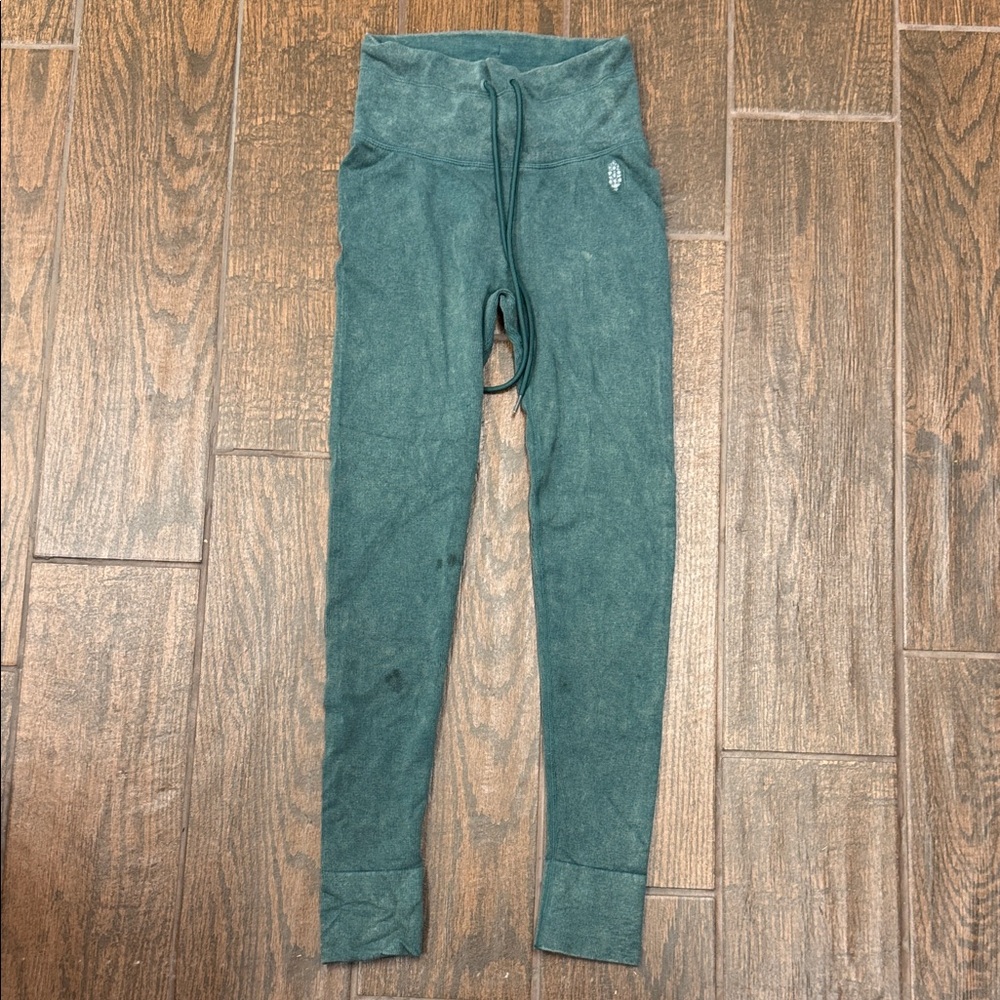 Free People Mvmt Green Leggings